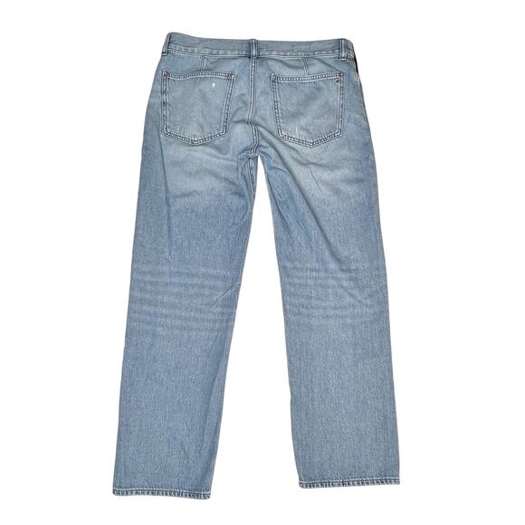 Madewell The Maternity Side-Panel Dean Easy Straight Jean Airy Denim size 29 - Picture 5 of 12